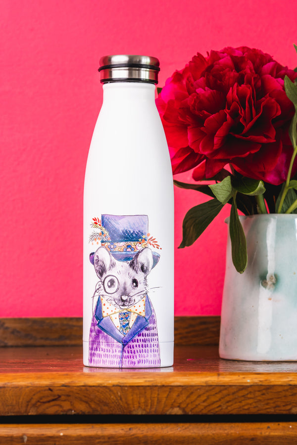 Mikasa Tipperleyhill Mouse Double-Walled Stainless Steel Water Bottle, 500ml image 4