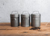 KitchenCraft Industrial Kitchen Tea, Coffee and Sugar Canisters in Gift Box, Vintage-Style Metal
