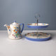 2pc Ceramic Tea Set with 4-Cup Teapot and 2-Tier Cake Stand - Viscri Meadow