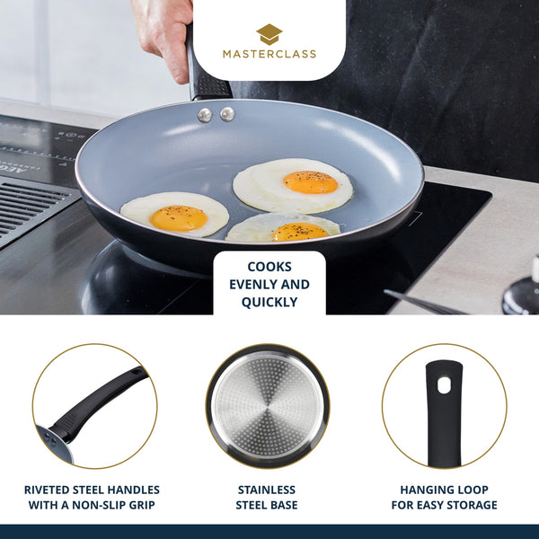 MasterClass Ceramic Non-Stick Eco Fry Pan, 30cm image 10