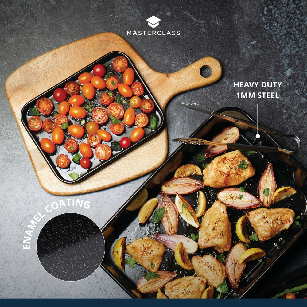 MasterClass Vitreous Enamel Baking Tray