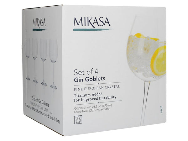 Mikasa Julie Set Of 4 Gin Goblets image 3