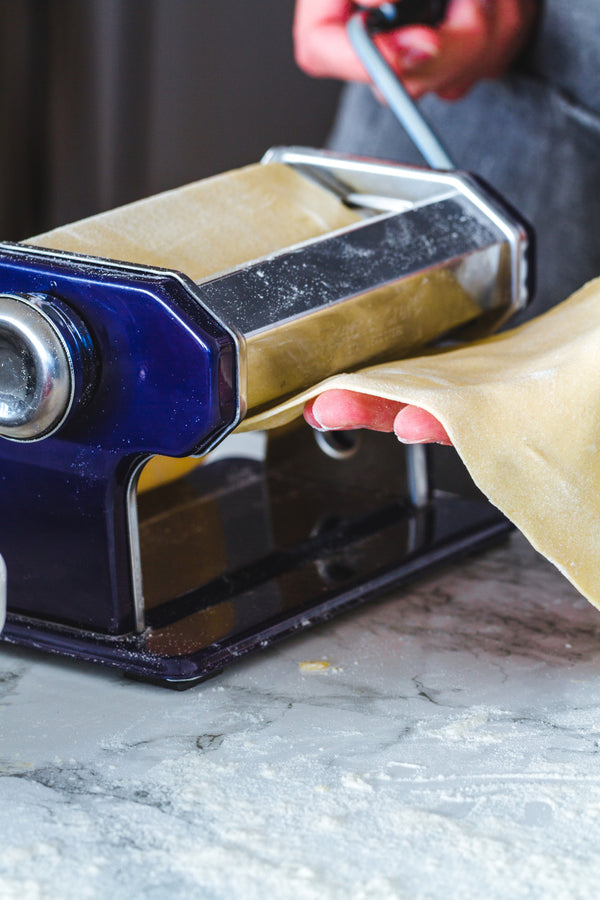 KitchenCraft World of Flavours Blue Stainless Steel Pasta Maker image 7