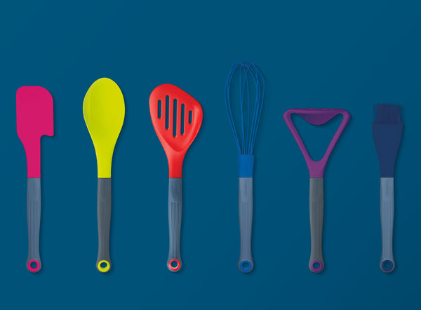 Colourworks Brights Red Long Handled Silicone-Headed Slotted Food Turner image 6