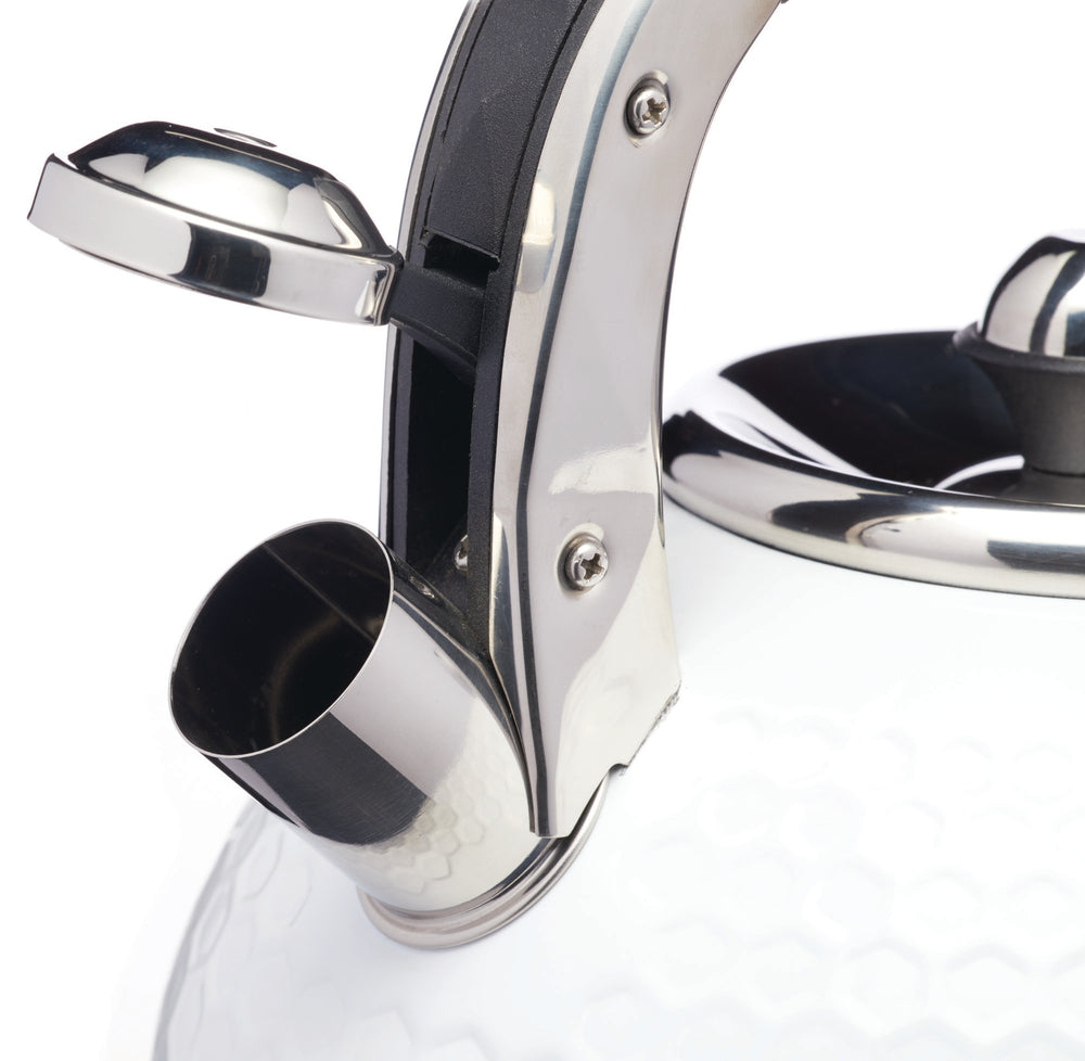 Lovello Textured Stove Top Kettle - Ice White