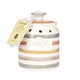 Classic Collection Vintage-Style Ceramic Garlic Keeper Storage Pot