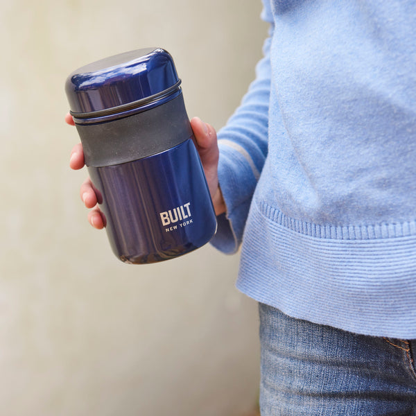 Built 473ml Midnight Blue Food Flask image 5