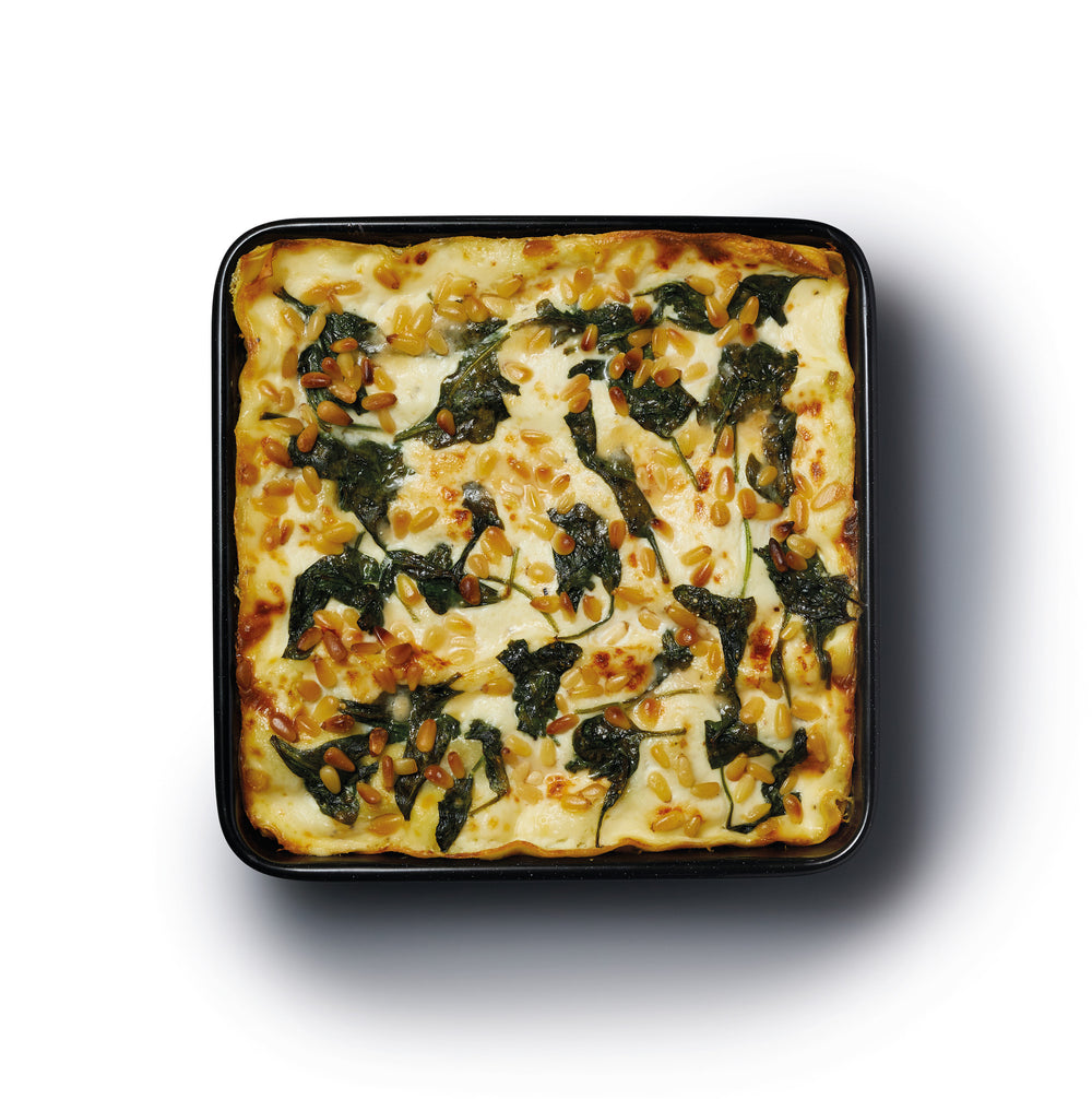 MasterClass Vitreous Enamel Square Pan, 23cm x 4cm