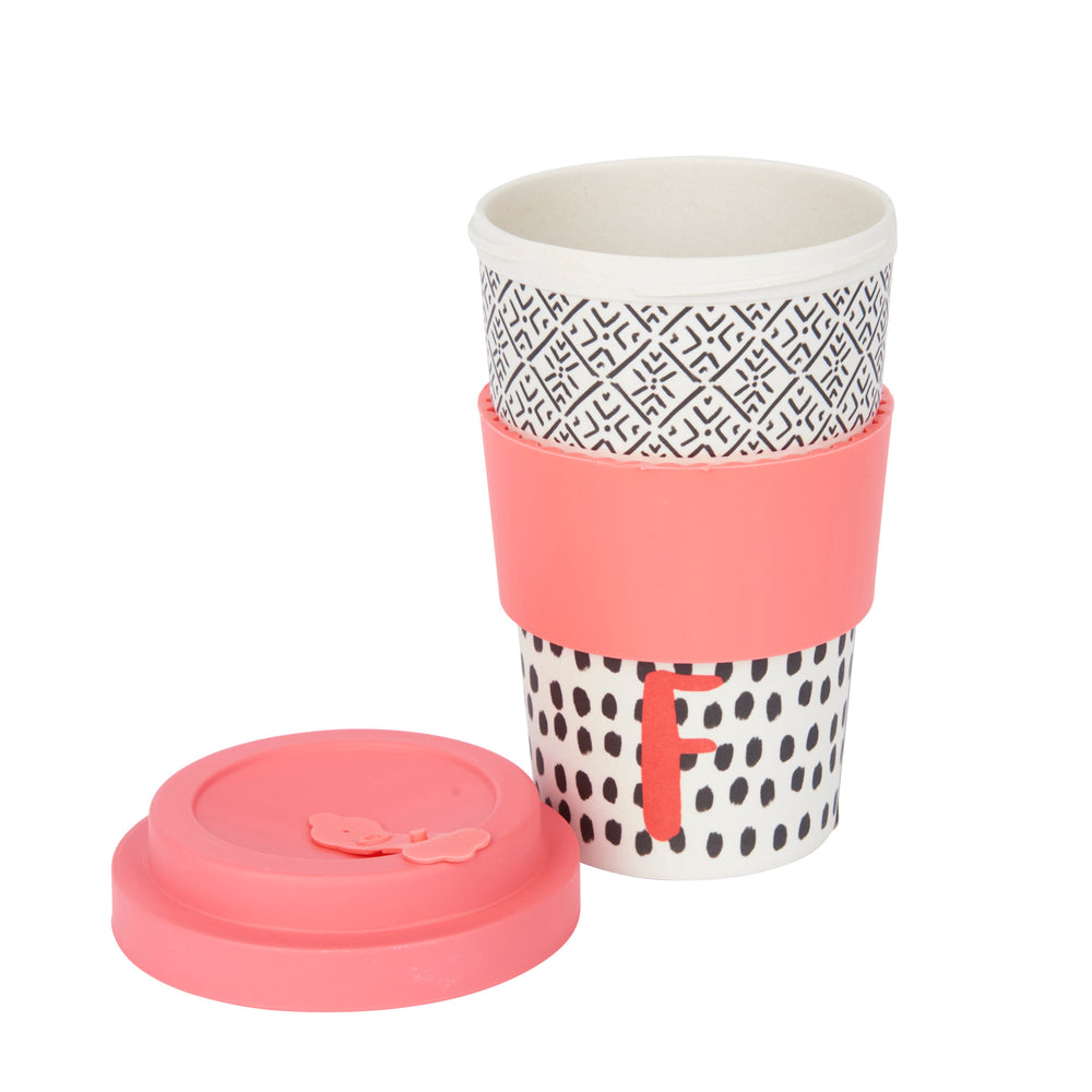 KitchenCraft 410ml Bamboo A to Z Letter 