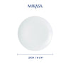 Mikasa Chalk Porcelain Side Plates, Set of 4, 21cm, White