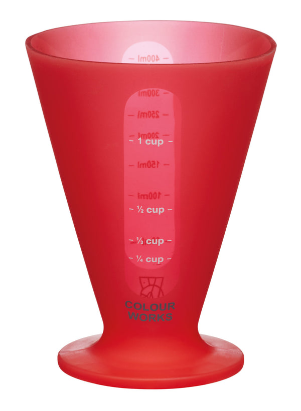 Colourworks Brights Set with Dual Measuring Jug, Scissors and Conical Measure - Red image 5