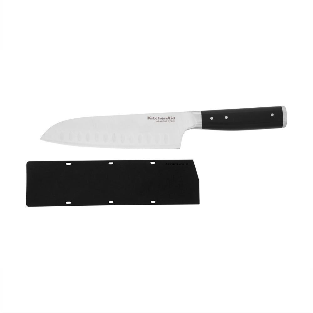 KitchenAid Gourmet 18cm / 7 Inch Santoku Knife, Sharp High-Carbon Japanese Steel image 1