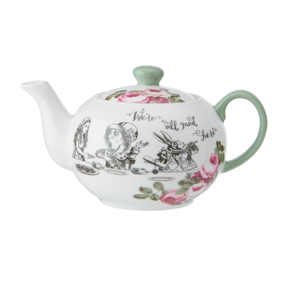 Mikasa and the V&A Alice In Wonderland Bone China Mini Teapot, 400ml image 1