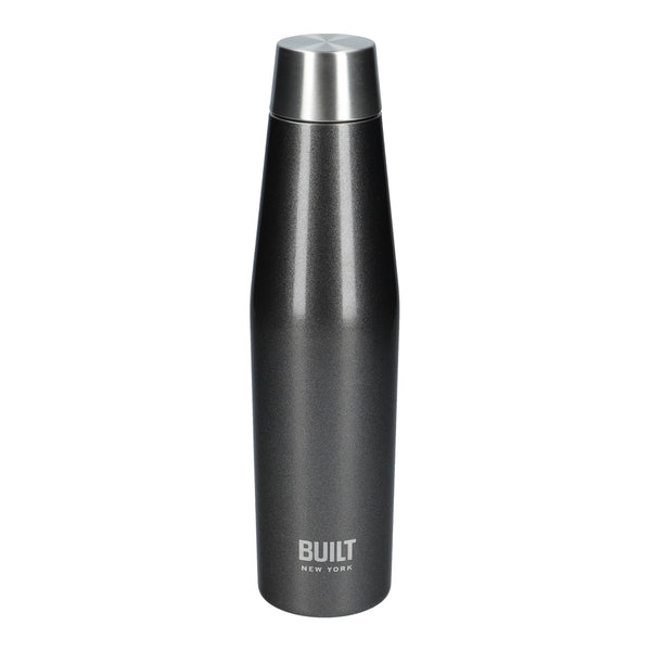 BUILT Perfect Seal 540ml Charcoal Hydration Bottle and Water Bottle Ice Cube Tray in Red Set image 3