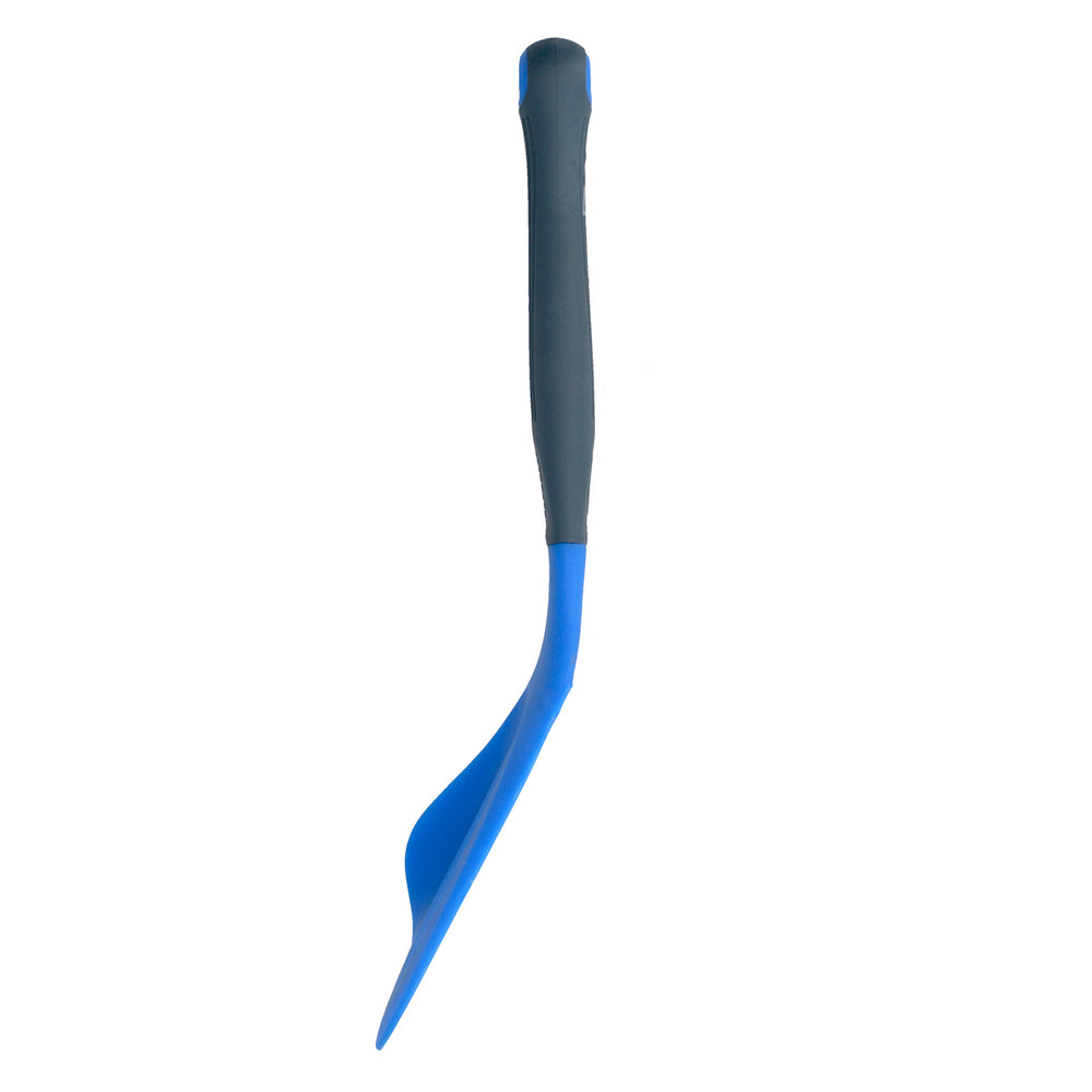 Colourworks Brights Blue Long Handled Silicone-Headed Slotted Food Turner