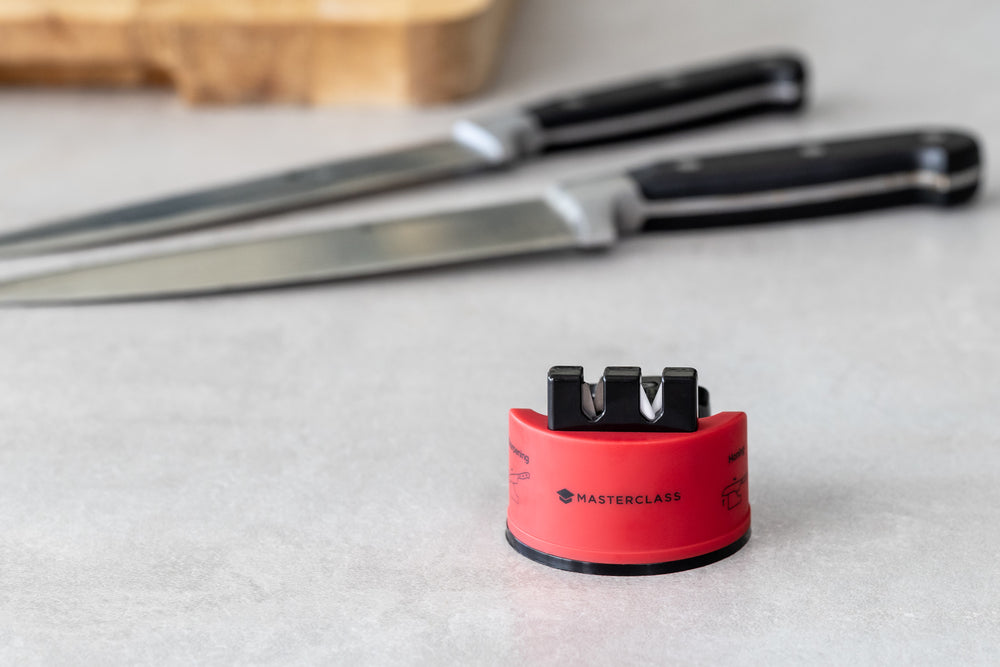 MasterClass Smart Sharp Dual Knife Sharpener, Red