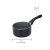 MasterClass Can-to-Pan 14cm Non-Stick Milk Pan for Induction Hob, Recycled Aluminium image 9