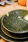 Mikasa Jardin Stoneware Pasta Bowls, Set of 4, 20cm, Green image 6