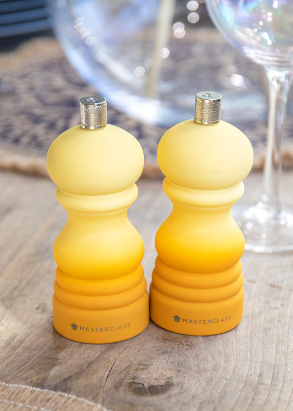 MasterClass Salt or Pepper Mill (12cm) - Mustard Ombre