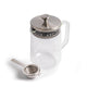 La Cafetière 2pc Tea Gift Set with 4-Cup Glass Loose Leaf Teapot, 1050ml and a Stainless Steel Strainer and Holder