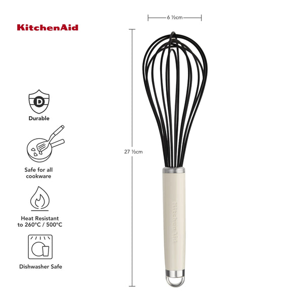 KitchenAid Silicone Whisk – Almond Cream image 8