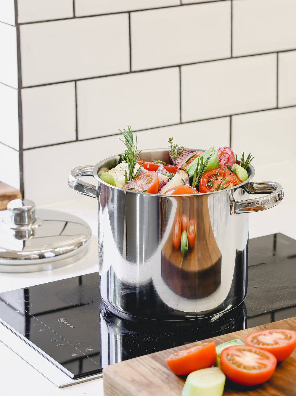 MasterClass Stainless Steel Stockpot, 5.5L