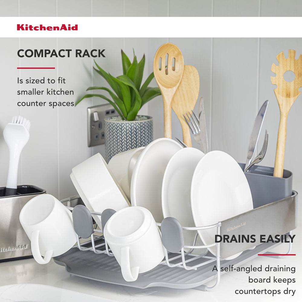 KitchenAid 3pc Sink Set with Dish Drying Rack, Board and Sink Mat