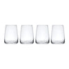 Mikasa Palermo Crystal Stemless Wine Glasses, Set of 4, 350ml image 1