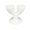 KitchenCraft White Porcelain Double Egg Cup image 3