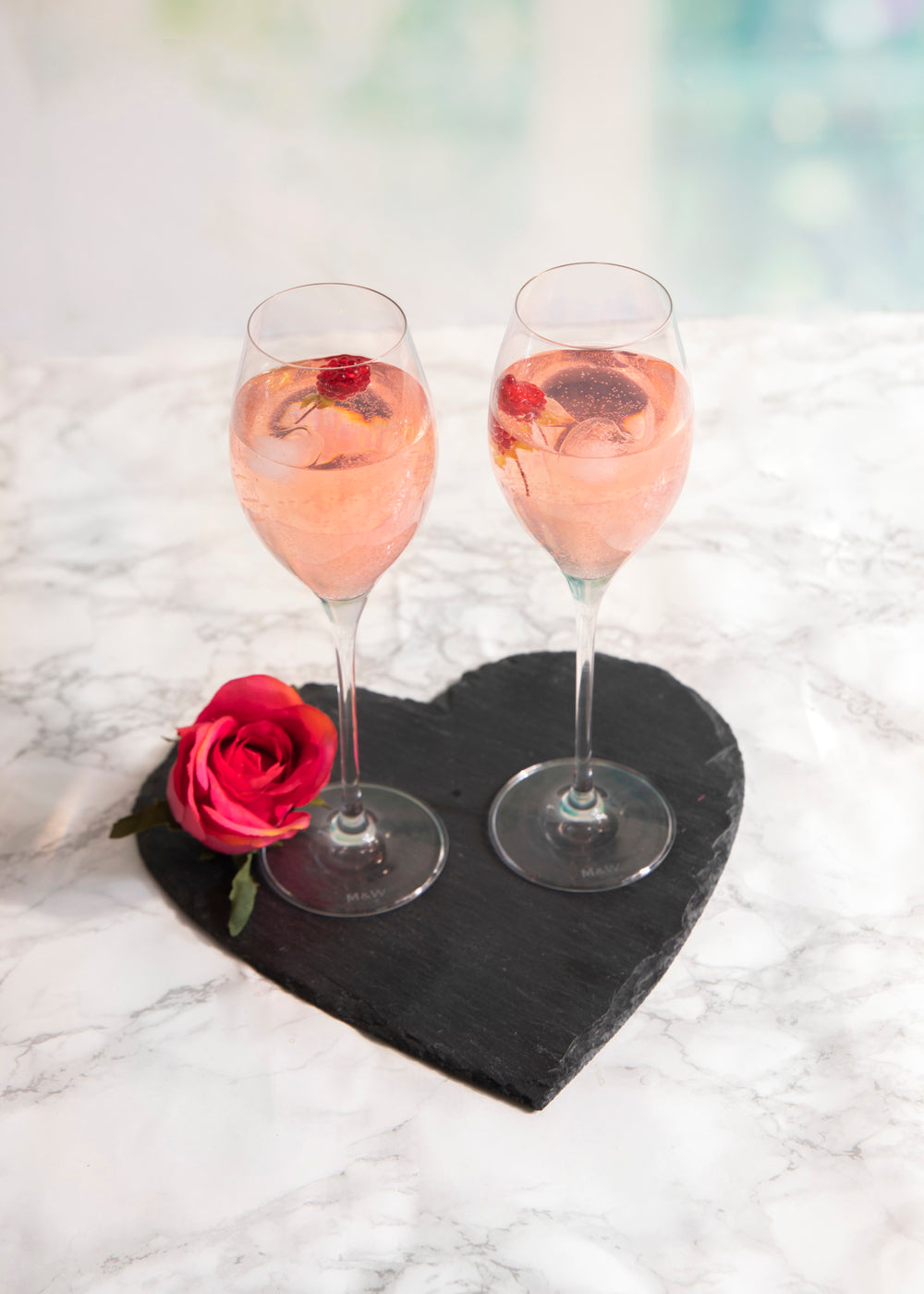 Artesà Appetiser Slate Heart Shaped Serving Platter