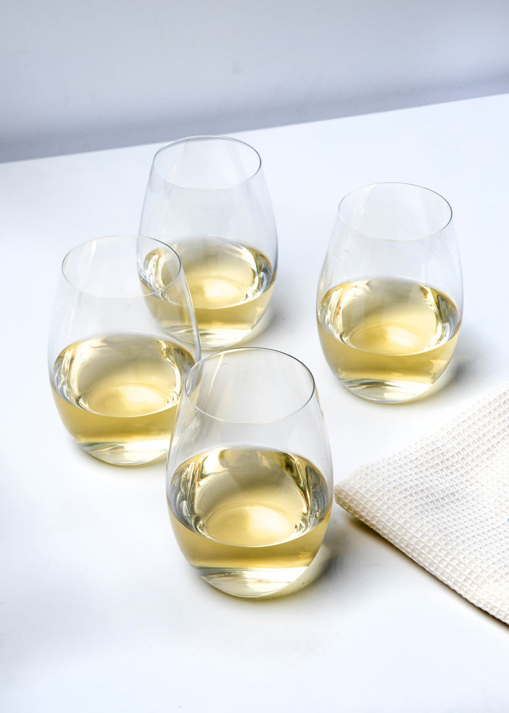 Mikasa Julie Set Of 4 19.75Oz Stemless Wine Glasses