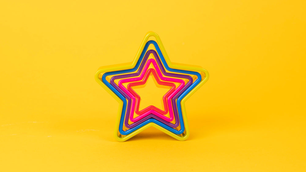 Colourworks Set of 5 Star Shaped Cookie Cutters