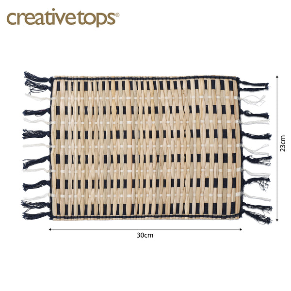 Creative Tops Napier Grass Placemats, Set of 4, Woven Design, 30 x 23 cm image 8