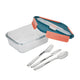 Built Tropics Glass 900ml Lunch Box with Cutlery