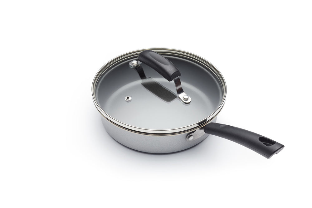 KitchenCraft Aluminium Coated Carbon Steel Four Hole Egg Poacher