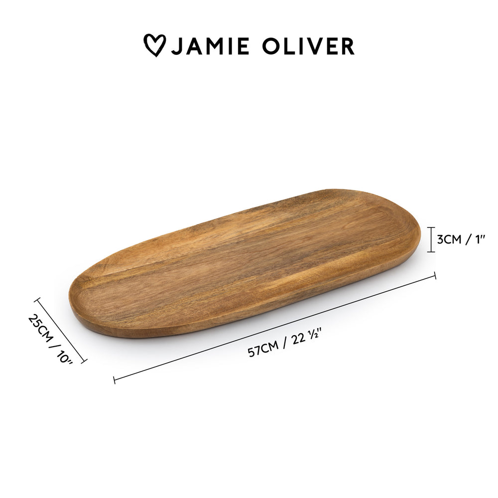 Jamie Oliver Big Love Serving Board, Mango Wood, 57 x 25cm