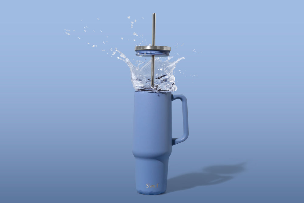 S'well Tumbler XL, 1180ml, Hydrangea Blue