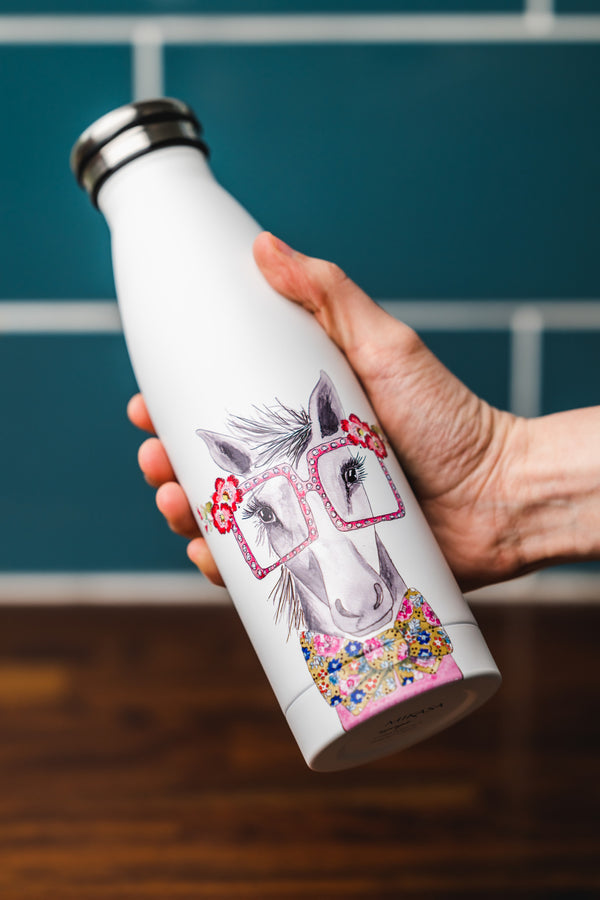 Mikasa Tipperleyhill Horse Double-Walled Stainless Steel Water Bottle, 500ml image 2