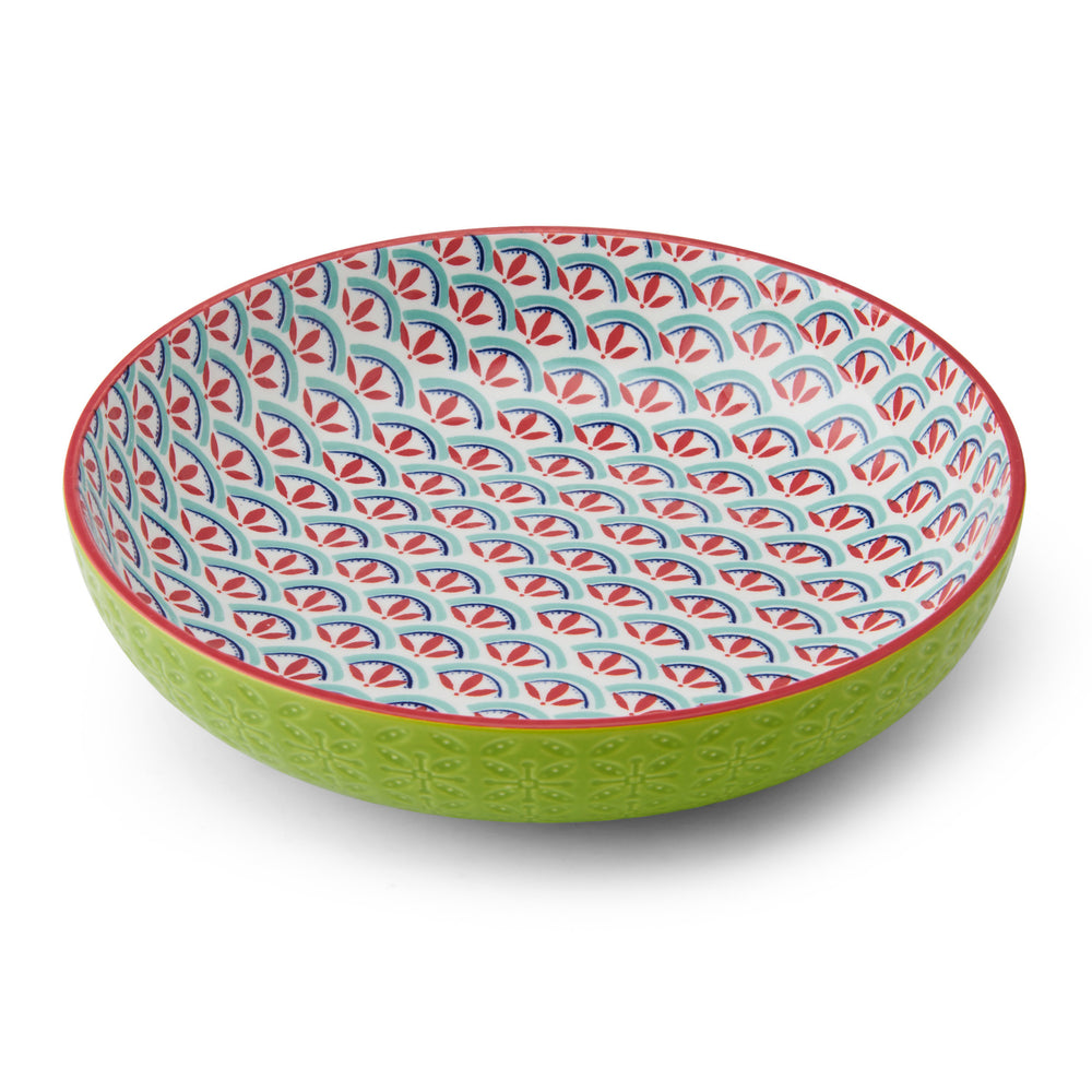 Mikasa Geometric Line Stoneware Bowl, 21 cm image 1