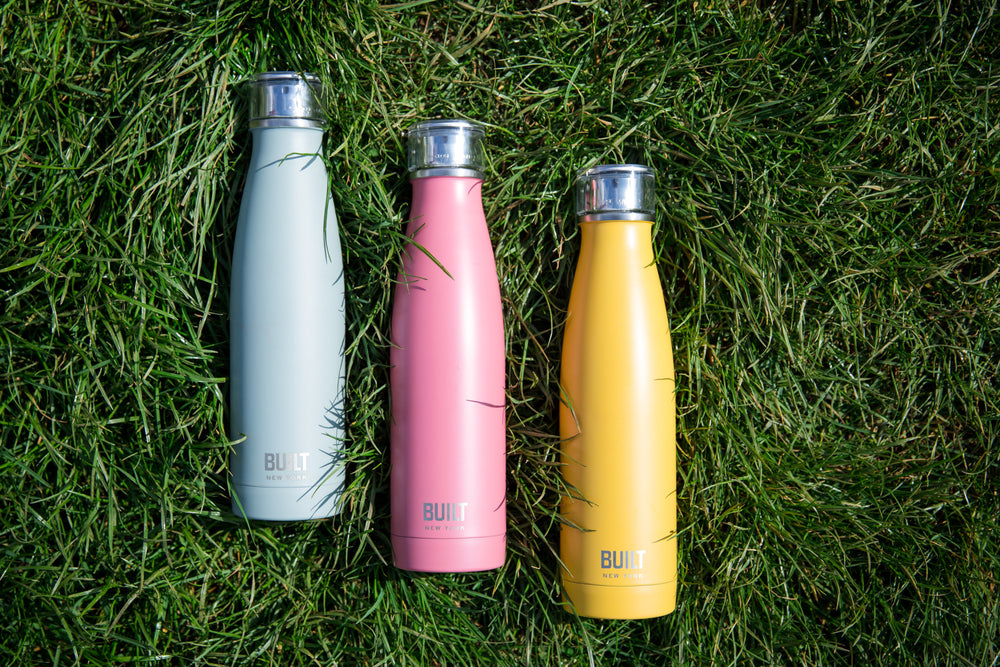 Built 500ml Double Walled Stainless Steel Water Bottle Pink