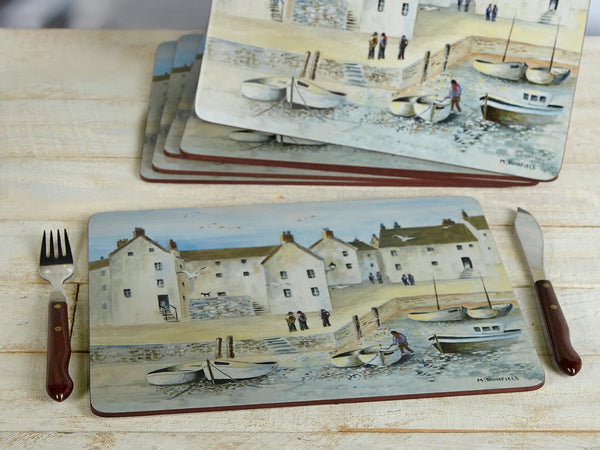 Creative Tops Cornish Harbour Pack Of 6 Premium Placemats image 2