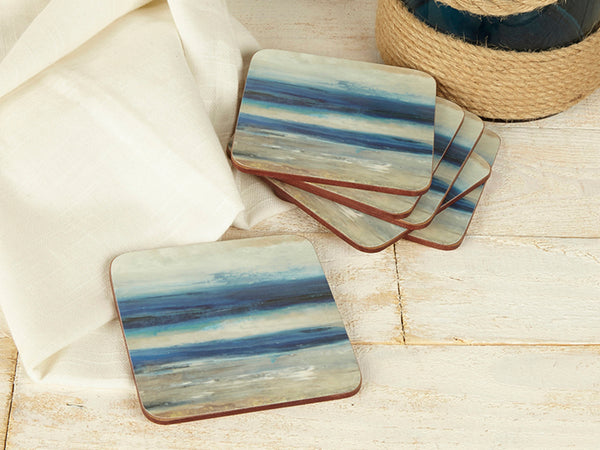 Creative Tops Blue Abstract Pack Of 4 Premium Coasters image 4