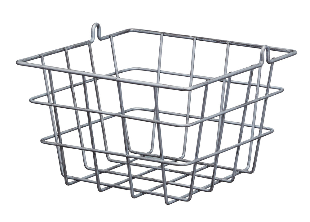 Industrial Kitchen 2 Tier Distressed Paintwork Industrial Style Wire Storage Baskets