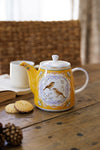 London Pottery Bell-Shaped Teapot with Infuser for Loose Tea - 1 L, Bird image 5