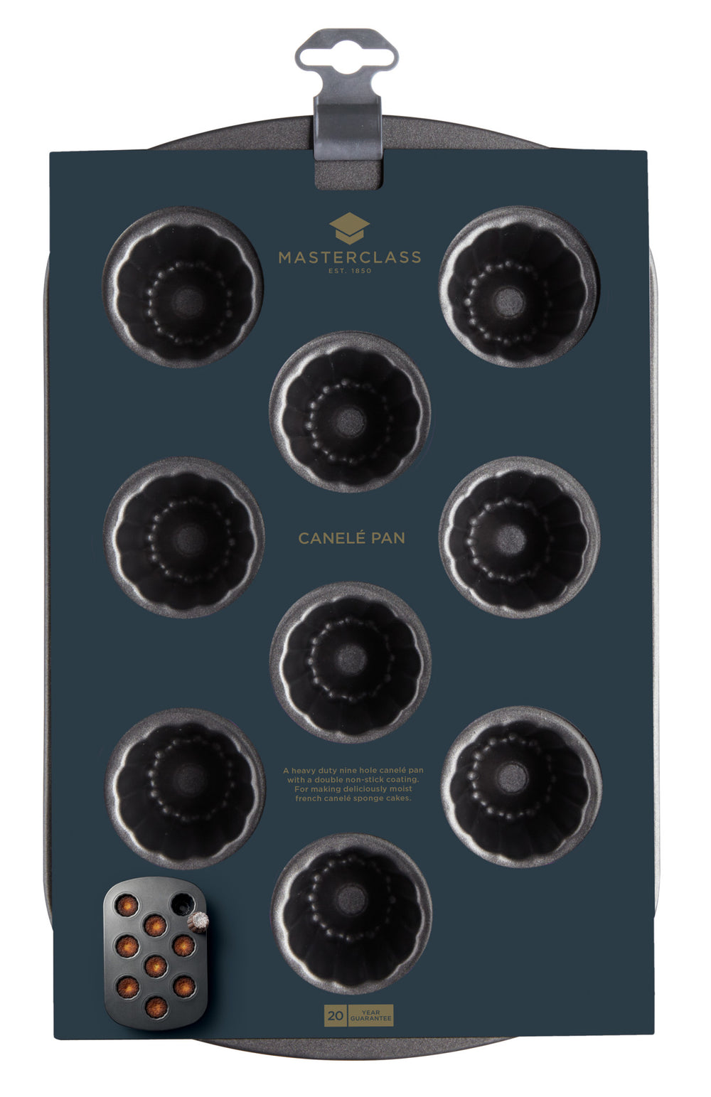 MasterClass Non-Stick Nine Hole Canelés Pan