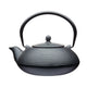 2pc Tea Set including Large Black Cast Iron Japanese Teapot with Infuser, 900ml and Wooden Compartment Tea Box