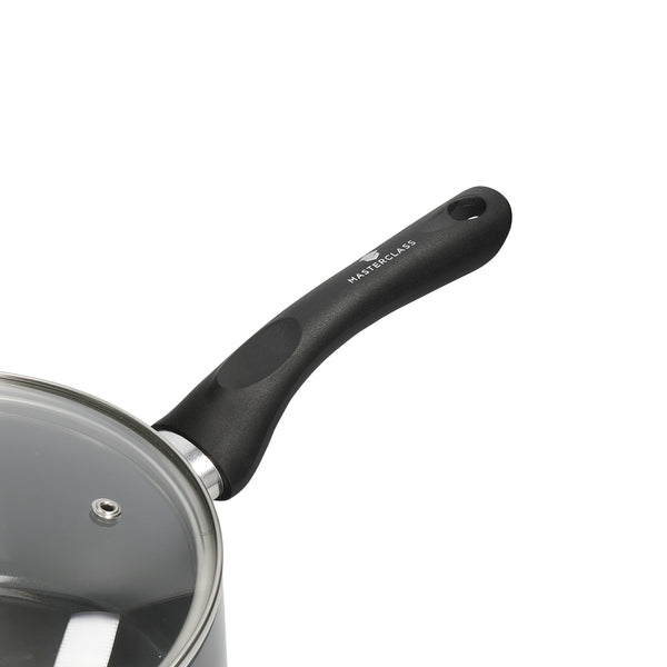 MasterClass Can-to-Pan 16cm Ceramic Non-Stick Saucepan with Lid, Recycled Aluminium image 10