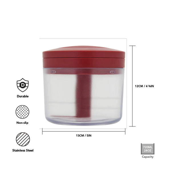 KitchenAid Manual Food Chopper, Empire Red image 7