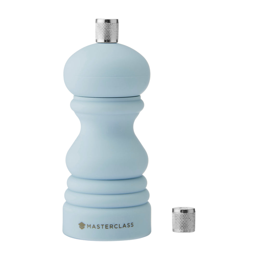 MasterClass Sky Blue Salt/Pepper Mill With Interchangeable Cap, Ceramic 12cm image 1