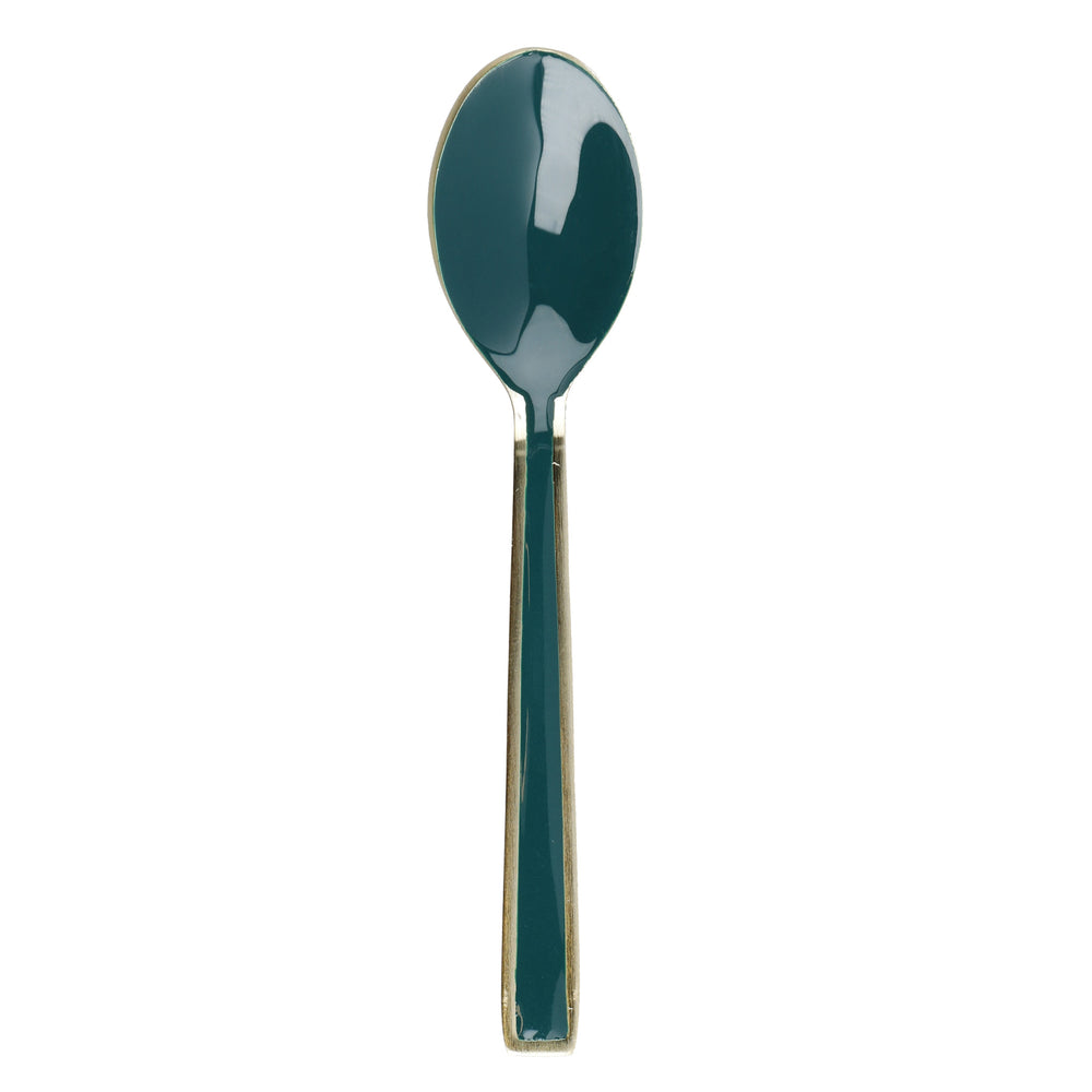 Artesà Set of Teaspoons - Green and Gold, 4 Pieces